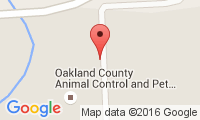 Oakland County Animal Control & Pet Adoption Center Location