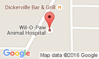 Wil-O-Paw Animal Hospital Location
