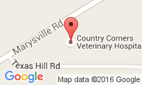 Country Corners Veterinary Hospital Location