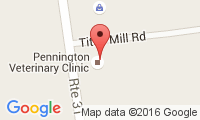 Pennington Veterinary Clinic Location