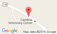 Cambria Veterinary Center Location