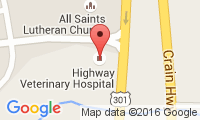 Highway Veterinary Hospital Location