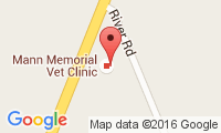 Mann Memorial Veterinary Clinic Location