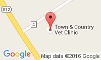 Town & Country Veterinary Clinic Location
