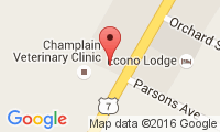 Champlain Veterinary Clinic Location