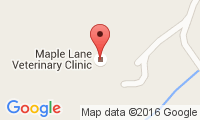 Maple Lane Veterinary Clinic Location