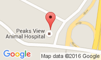 Peaks View Animal Hospital Location