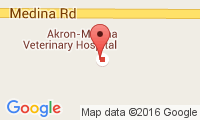 Akron Medina Veterinary Hospital Location