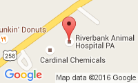 Riverbank Animal Hospital Location