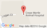 Crepe Myrtle Animal Hospital Location
