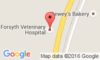 Forsyth Veterinary Hospital Location