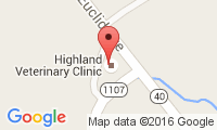 Highland Veterinary Clinic Location