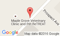 Maple Grove Veterinary Clinic Location