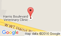 Harris Boulevard Veterinary Clinic Location