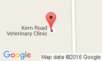 Kern Road Veterinary Clinic Location