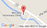 Mc Carty Veterinary Clinic Location