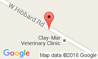 Clay-Mar Veterinary Clinic Location