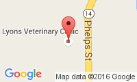 Lyons Veterinary Clinic Location