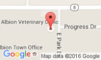 Albion Veterinary Clinic Location