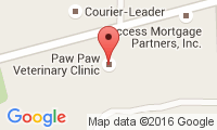 Paw Paw Veterinary Clinic Location