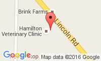 Hamilton Veterinary Clinic Location