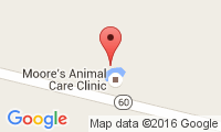 Moore's Animal Care Clinic Location