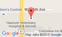 Hanover Veterinary Clinic Location