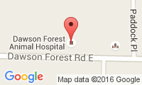 Dawson Forest Animal Hospital Location