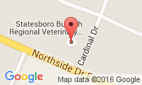Statesboro Bulloch Regional Veterinary Hospital Location