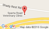 Sparta Road Veterinary Clinic Location
