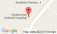 Cedarcrest Animal Hospital Location