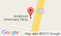 Anderson Veterinary Clinic Location