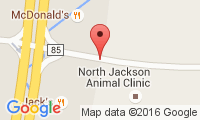 North Jackson Animal Clinic Location