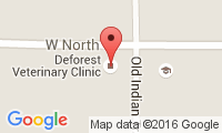 De Forest Veterinary Clinic Location