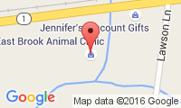 East Brook Animal Clinic Location