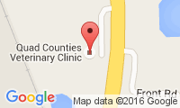 Quad Counties Veterinary Clinic Location