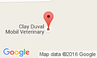 Clay Duval Mobil Veterinary Location