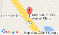 Mitchell County Animal Clinic Location
