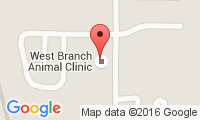 West Branch Animal Clinic Location