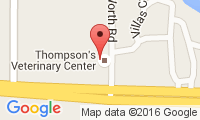 Thompson's Veterinary Center Location