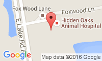 Hidden Oaks Animal Hospital Location