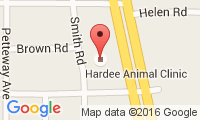 Hardee Animal Clinic Location