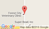 Forest City Veterinary Clinic Location