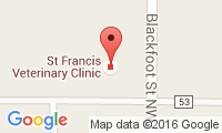 St. Francis Veterinary Clinic Location