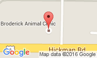Broderick Animal Clinic Location