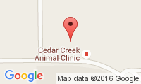 Cedar Creek Animal Clinic Location