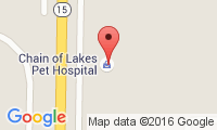 Chain Of Lakes Pet Hospital Location