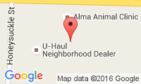 Alma Animal Clinic Location