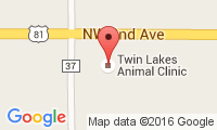 Twin Lakes Animal Clinic Location