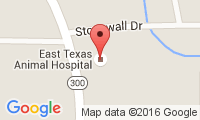East Texas Animal Hospital Location